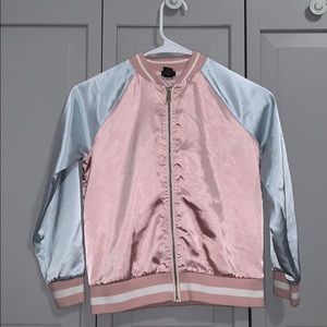 forever 21 pink and blue jacket